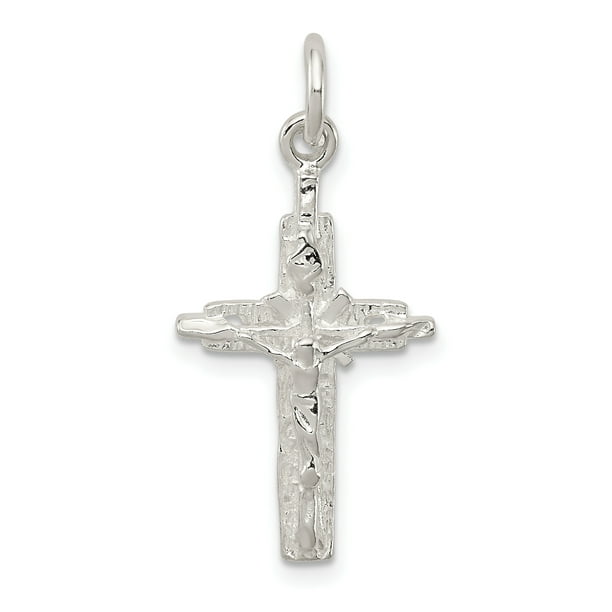 Sterling Silver Inri Cross Pendant Best Quality Free Gift Box 